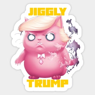 Jigglytrump Sticker